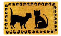 Vinyl Backed Coir Mats